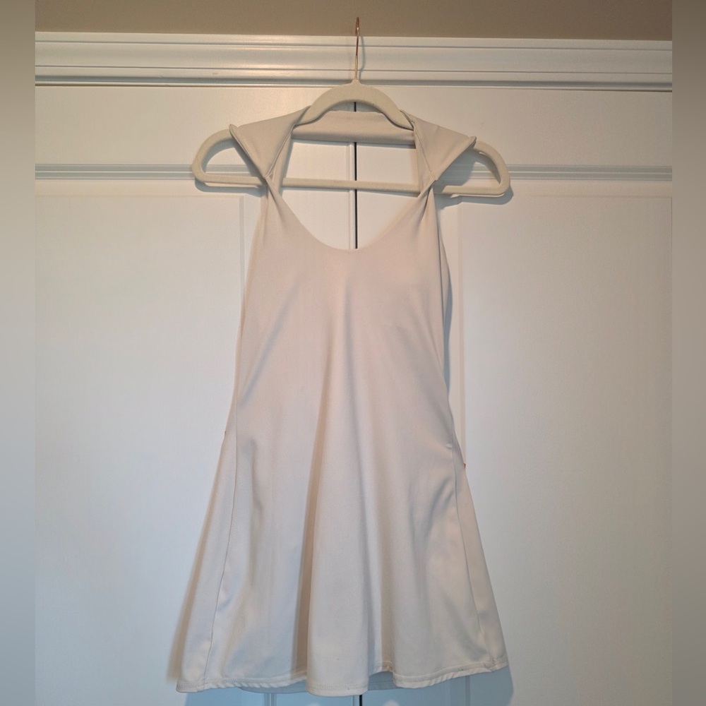 Pacsun Cream athletic Dress - halter